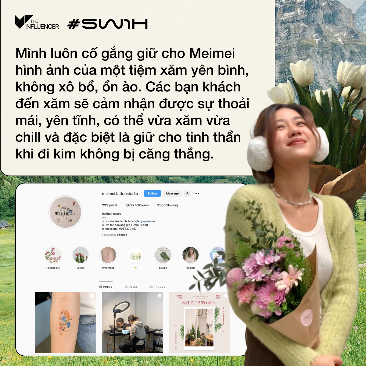 5W1H  Tattoo Artist Mai Vân Meimei Tattoo là tiệm xăm phá bỏ những định  kiến về xăm mình hổ báo hầm hố và hư hỏng